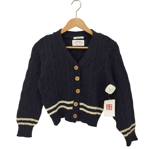 アクアスキュータム AQUASCUTUM James Charlotte ケーブルニット カーディガン レディース FREE