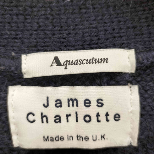 アクアスキュータム AQUASCUTUM James Charlotte ケーブルニット カーディガン レディース FREE