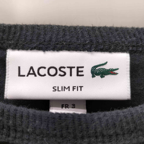 ラコステ LACOSTE SLIM FIT ワンぽいんt刺繍クルーネックTシャツ メンズ import:S