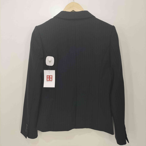 ユナイテッドアローズグリーンレーベルリラクシング UNITED ARROWS green label relaxing ピンストライプ 1B テーラードジャケット + タイトスカート セットアップ フォーマル レディース 上下共に 38