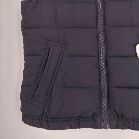 アバクロンビーアンドフィッチ Abercrombie & Fitch ロゴパッチ 裏地フリース パテッドベスト レディース KIDS L