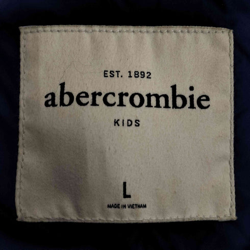 アバクロンビーアンドフィッチ Abercrombie & Fitch ロゴパッチ 裏地フリース パテッドベスト レディース KIDS L