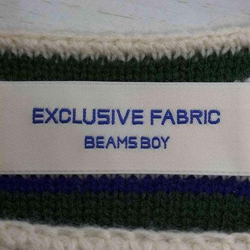 ビームスボーイ BEAMS BOY マルチボーダー プルオーバー ニット レディース