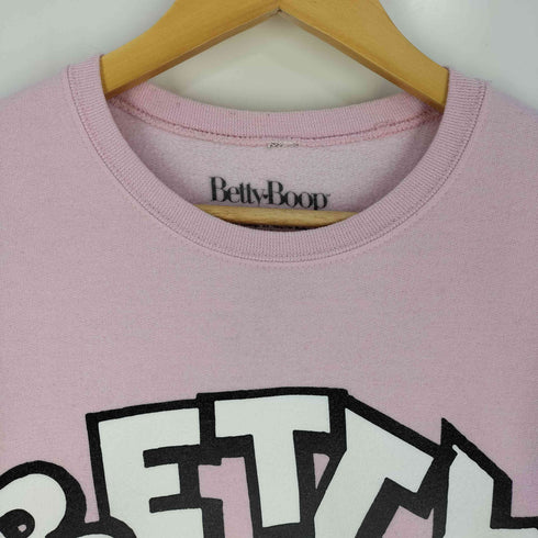 ベティー BETTY BOOP フロントプリント クルーネックスウェット レディース S/M