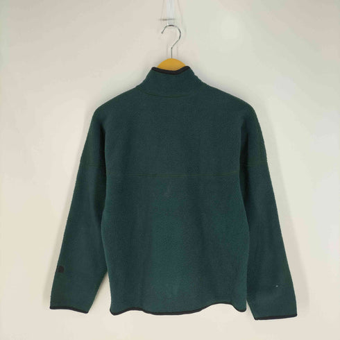 ザノースフェイス THE NORTH FACE USA製 袖ロゴ ジップアップフリース メンズ import:S