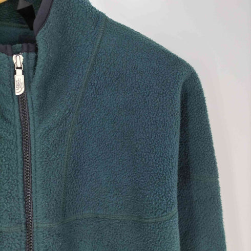 ザノースフェイス THE NORTH FACE USA製 袖ロゴ ジップアップフリース メンズ import:S