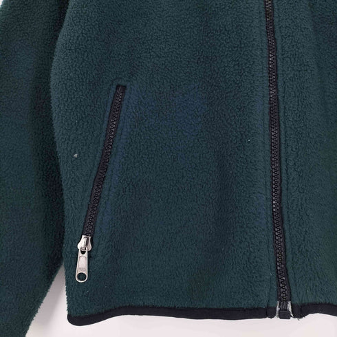 ザノースフェイス THE NORTH FACE USA製 袖ロゴ ジップアップフリース メンズ import:S