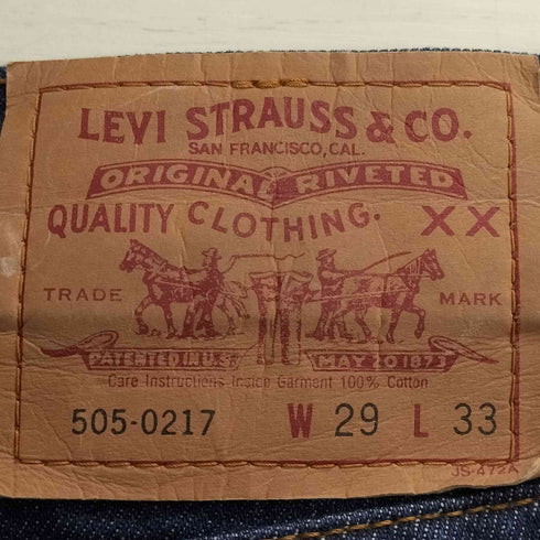 リーバイス Levis 90S フィリピン製 505-0217 ジップフライデニム メンズ W29/L33