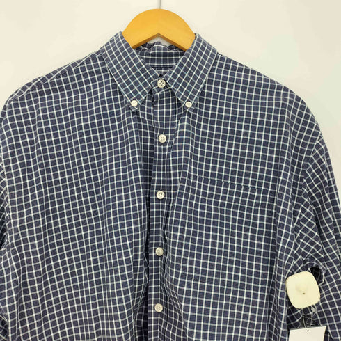 ノーティカ NAUTICA CLASSIC FIT チェック ボタンダウン 長袖シャツ メンズ 16 32/33