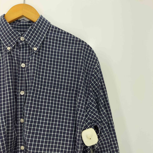 ノーティカ NAUTICA CLASSIC FIT チェック ボタンダウン 長袖シャツ メンズ 16 32/33