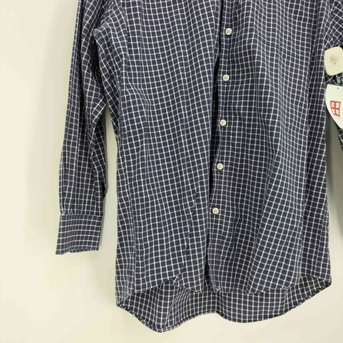 ノーティカ NAUTICA CLASSIC FIT チェック ボタンダウン 長袖シャツ メンズ 16 32/33