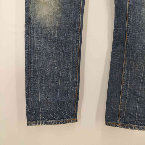 ヌーディージーンズ Nudie Jeans GRIM TIM ダメージ加工デニムパンツ メンズ 32×32