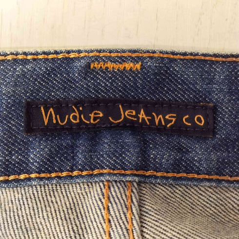 ヌーディージーンズ Nudie Jeans GRIM TIM ダメージ加工デニムパンツ メンズ 32×32