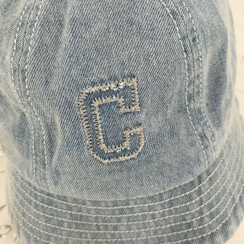チャンピオン Champion イニシャル入り 6パネル デニム ハット メンズ