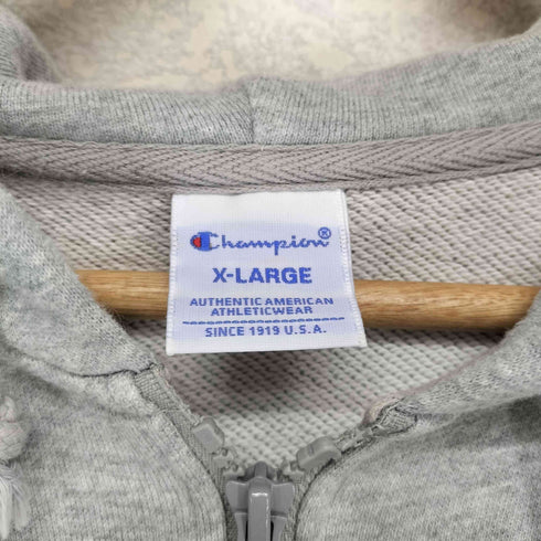 チャンピオン Champion 刺繍ロゴ ジップアップパーカー メンズ JPN:XL
