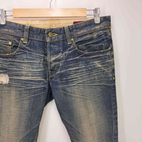 リコ RICO 裾ジップダメージ加工デニムパンツ メンズ JPN:L