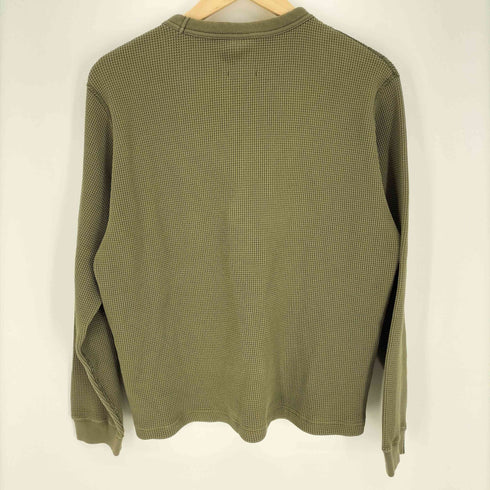 ブルーワーク BLUE WORK 21AW スヴィンワッフル ロングスリーブ クルーネック サーマル トレーナー メンズ JPN:M