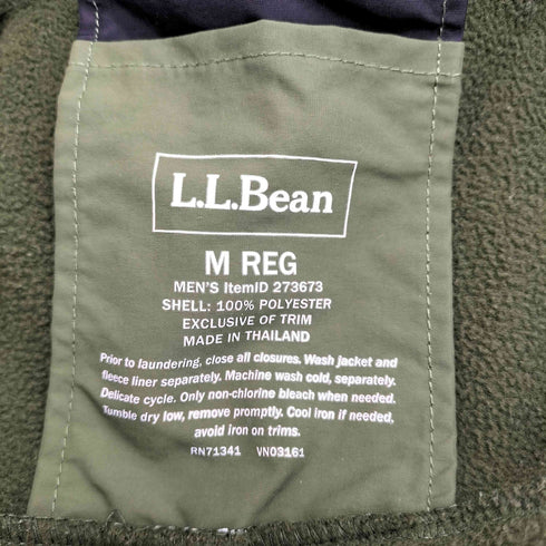 エルエルビーン L.L.Bean フリースライナー付き パッカブル ナイロンジャケット メンズ import:M
