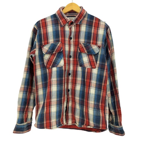アルカルザ ALCARZA HEAVY FLANNEL チェック ヘビー ネルシャツ メンズ import:XL