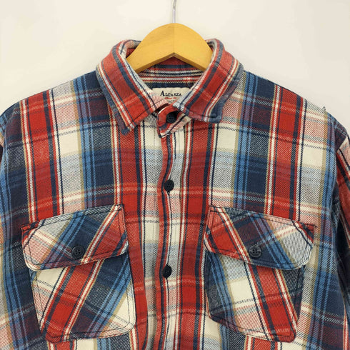 アルカルザ ALCARZA HEAVY FLANNEL チェック ヘビー ネルシャツ メンズ import:XL