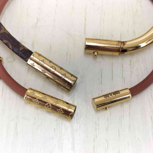 ルイヴィトン LOUIS VUITTON モノグラム プラスレデュオグラムブレスレット レディース