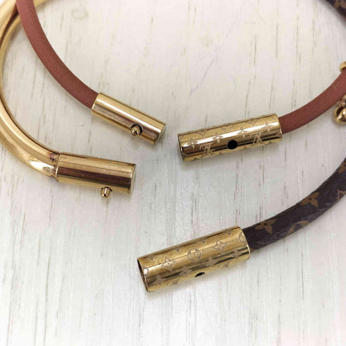 ルイヴィトン LOUIS VUITTON モノグラム プラスレデュオグラムブレスレット レディース