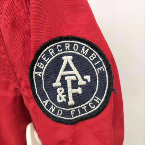 アバクロンビーアンドフィッチ Abercrombie & Fitch 刺繍ロゴワッペン ナイロン マウンテンパーカー メンズ import:S