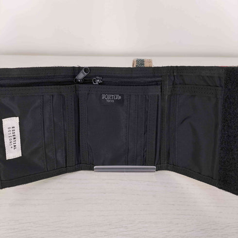 ポーター PORTER ESSENTIAL DESIGNS チェック 三つ折り財布 レディース