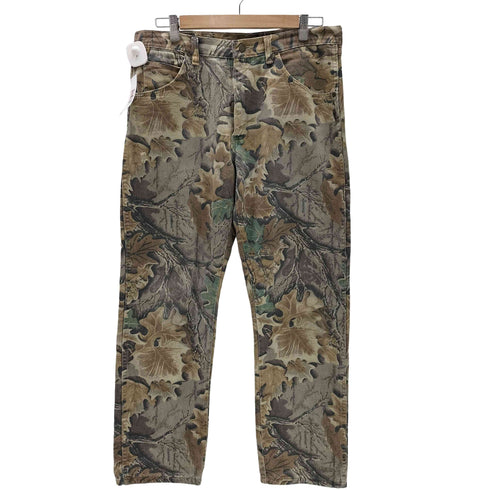 ラングラー Wrangler USA製 RUGGED WEAR REAL TREE CAMO リアルツリーカモ 迷彩 パンツ メンズ 34×30