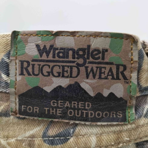 ラングラー Wrangler USA製 RUGGED WEAR REAL TREE CAMO リアルツリーカモ 迷彩 パンツ メンズ 34×30