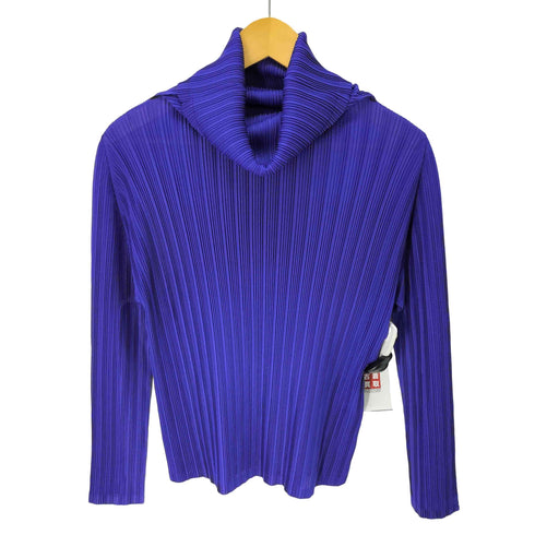 プリーツプリーズイッセイミヤケ PLEATS PLEASE ISSEY MIYAKE タートルネック プリーツ カットソー レディース JPN:3