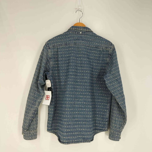 シュプリーム Supreme 20SS Warp Jacquard Logos Denim Shirt メンズ import:S