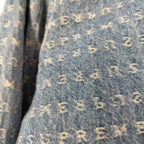 シュプリーム Supreme 20SS Warp Jacquard Logos Denim Shirt メンズ import:S