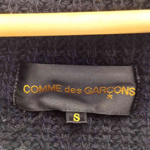コムデギャルソン COMME des GARCONS 00S ニッティングイズフリー Knitting is Free期 ウール ケーブル編み アシメ 変形 ショールカラー ニットジャケット AD2002 レディース JPN:S