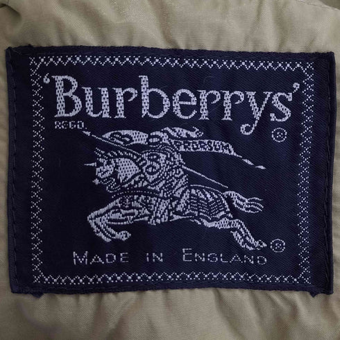 バーバリーズ BURBERRYS 90S 英国製 ナイロン混 スタンドカラージャケット レディース