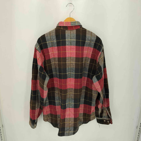 セントジョンズベイ STJOHNS BAY 80s USA製 チェック ヘビーフランネルシャツ メンズ XL TALL