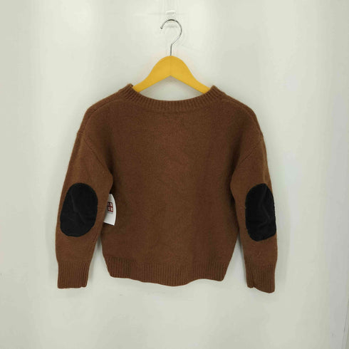 ランバン LANVIN ウール混 Vネック ニットセーター レディース 38