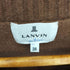 ランバン LANVIN ウール混 Vネック ニットセーター レディース 38