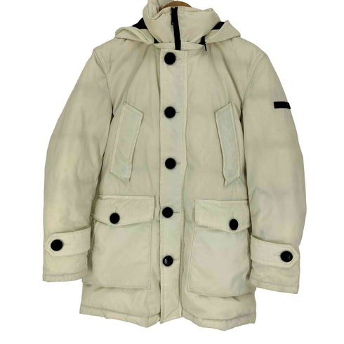 ブラックレーベルクレストブリッジ BLACK LABEL CRESTBRIDGE 裏地チェック フーディダウンジャケット メンズ import:M