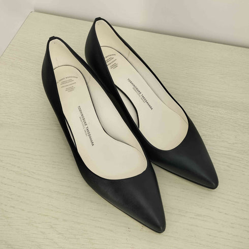 TOSHINOSUKE TAKEGAHARA BEAUTIFUL SHOES ウェッジソール レザーパンプス レディース JPN:23