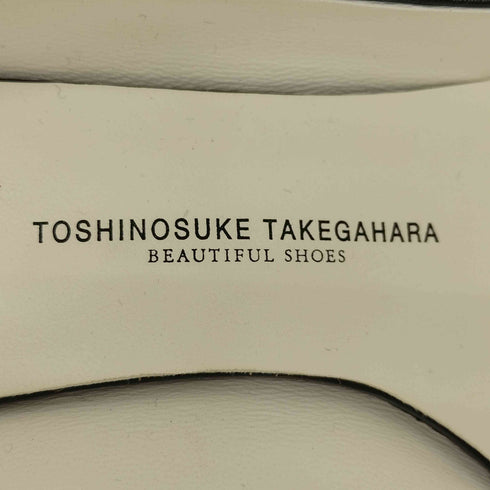 TOSHINOSUKE TAKEGAHARA BEAUTIFUL SHOES ウェッジソール レザーパンプス レディース JPN:23