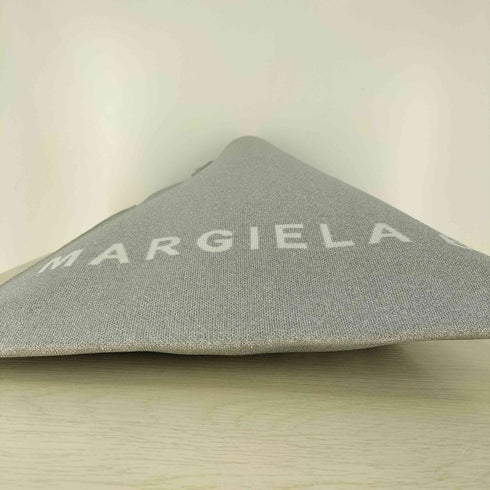 エムエムシックスメゾンマルジェラ MM6 Maison Margiela ロゴ ラメ ロゴトート ステッチ ショッピングバッグ レディース