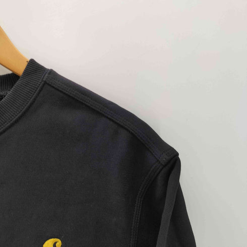 カーハートワークインプログレス Carhartt WIP AMERICAN SCRIPT SWEAT アメリカンスクリプト ロゴ 刺繍 前V プルオーバー スウェット メンズ import:XS