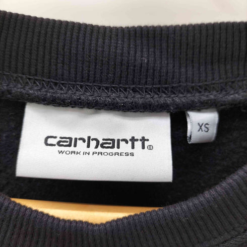カーハートワークインプログレス Carhartt WIP AMERICAN SCRIPT SWEAT アメリカンスクリプト ロゴ 刺繍 前V プルオーバー スウェット メンズ import:XS