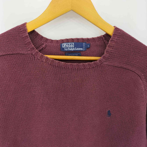 ポロバイラルフローレン Polo by RALPH LAUREN 90s フリーダムスリーブ コットンニット メンズ JPN:L