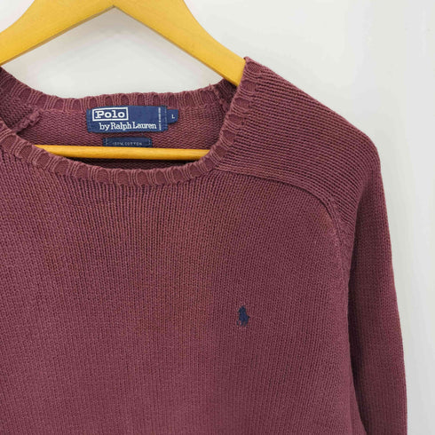 ポロバイラルフローレン Polo by RALPH LAUREN 90s フリーダムスリーブ コットンニット メンズ JPN:L