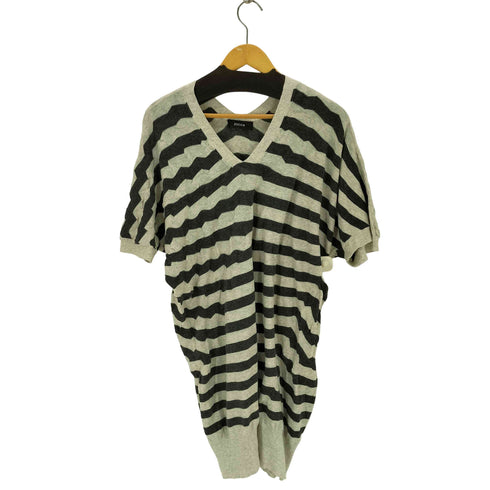 ズッカ ZUCCa ボーダー半袖コットンニット レディース JPN:M