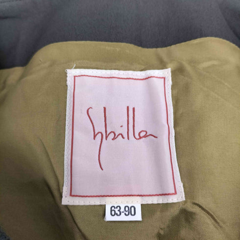 シビラ Sybilla ウールポリスカート レディース 63-90