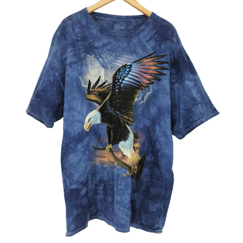 ザマウンテン the mountain 00S イーグルプリント タイダイTシャツ メンズ JPN:XL