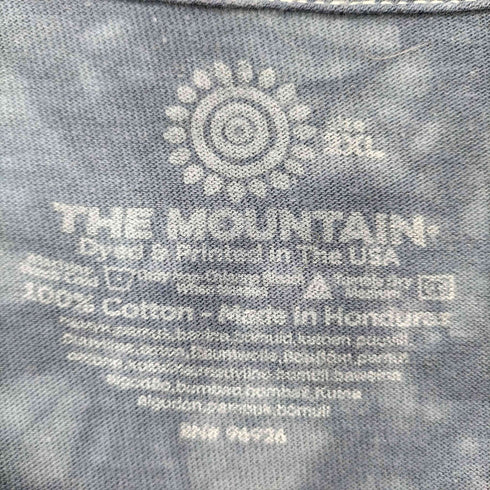 ザマウンテン the mountain 00S イーグルプリント タイダイTシャツ メンズ JPN:XL
